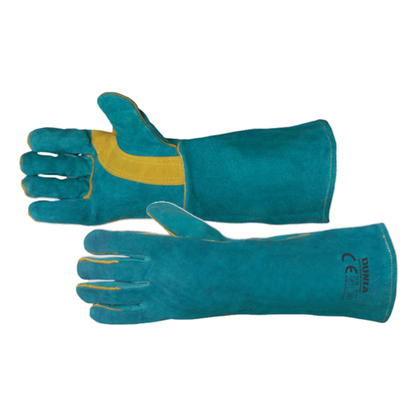 DTC-1021 Green Welder Gloves Hockey Palm