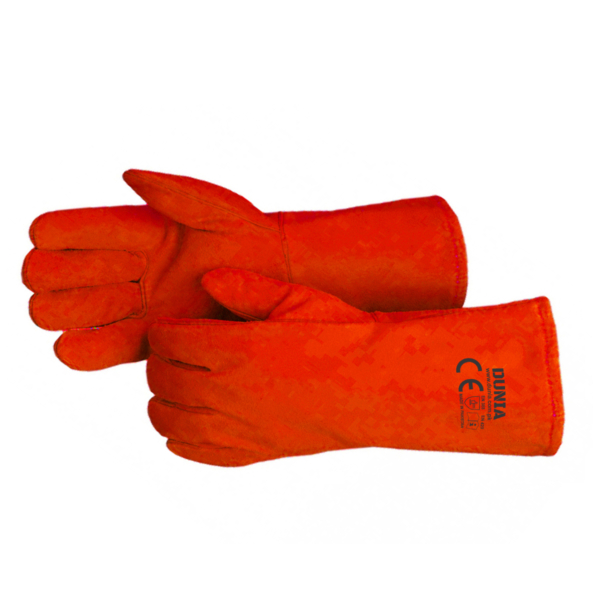DTC-723-R Red Welding Gloves 16" Long