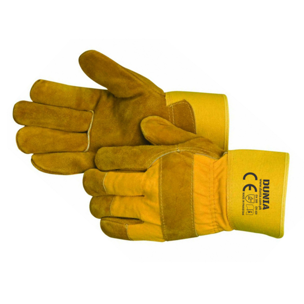 DTC-746 Yellow Dyed Work Gloves