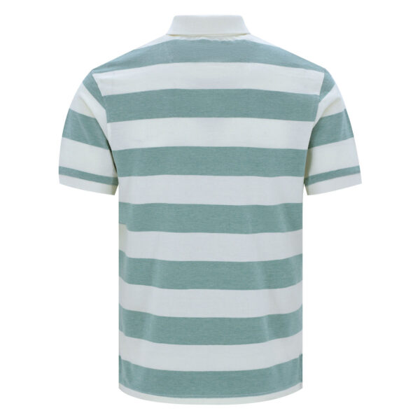 Green Stripe Polo Shirt