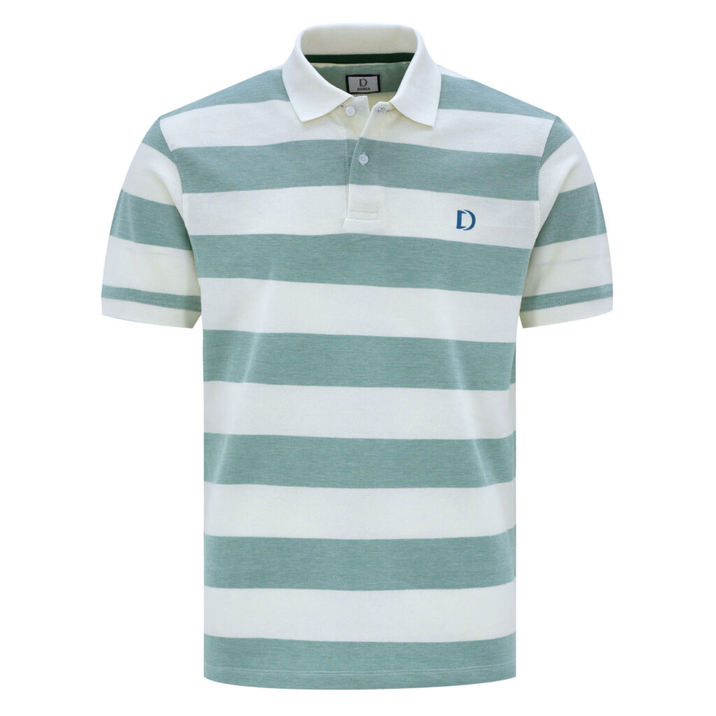 Green Stripe Polo Shirt