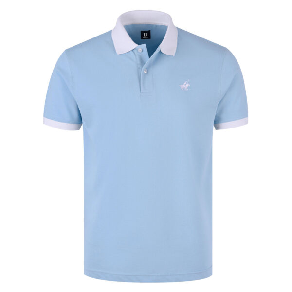 Sky Blue Plain Polo Shirt