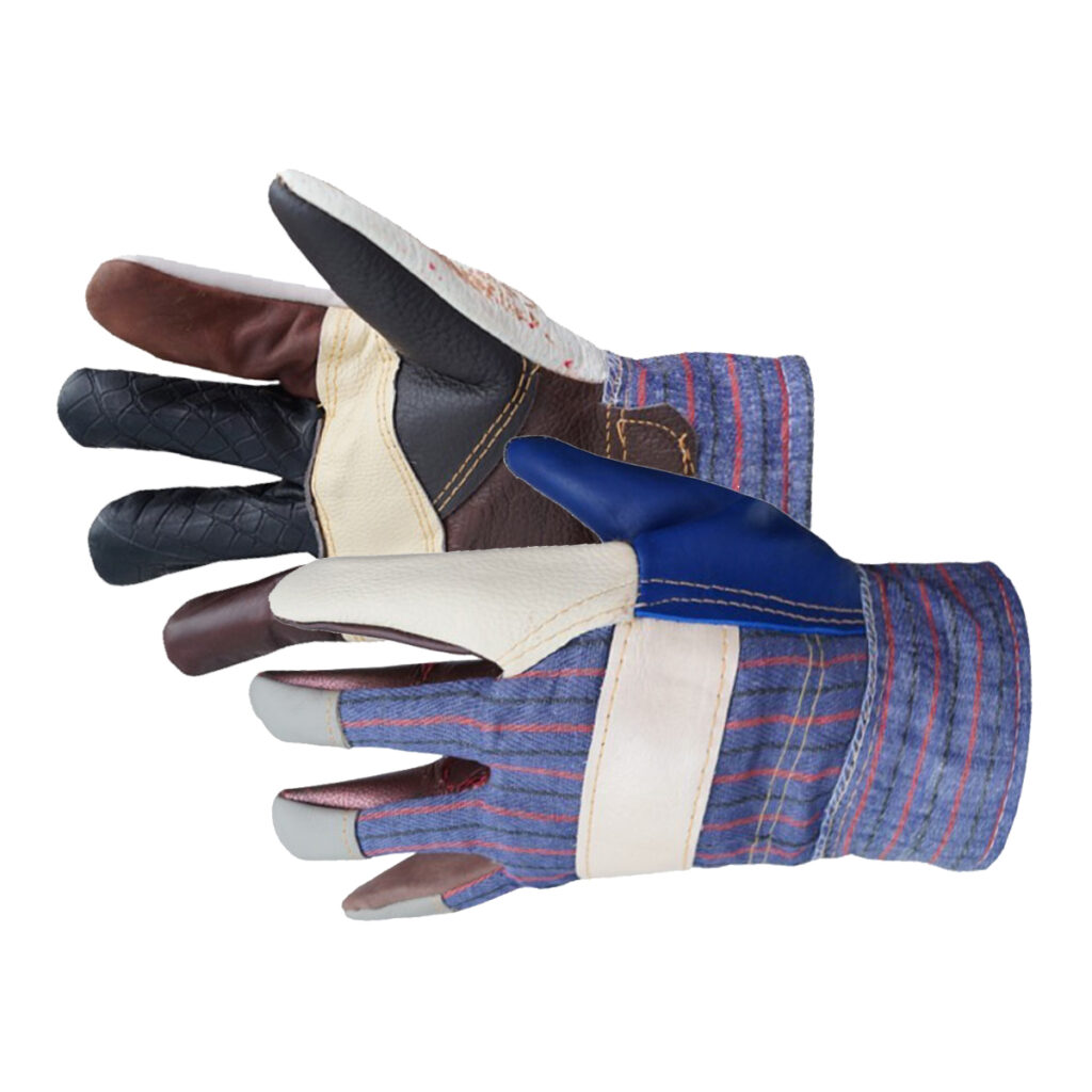 Multi Color Furniture Leather Work Gloves